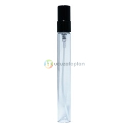 10 ml Vidalı Kapama Kalem Parfüm Şişesi Siyah