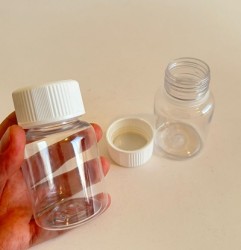 100ml Alüminyum İçli Kilit Kapaklı Çok Amaçlı Sert Plastik Şişe - 1