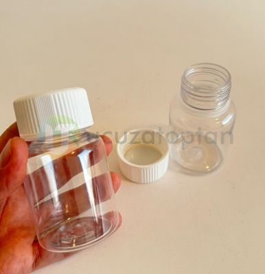 100ml Alüminyum İçli Kilit Kapaklı Çok Amaçlı Sert Plastik Şişe - 1
