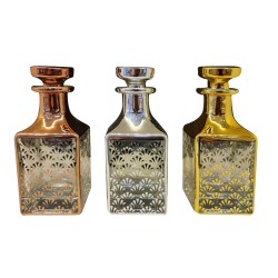 150ml Cam Kapak Renkli Parfüm Şişesi - 4