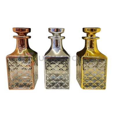 150ml Cam Kapak Renkli Parfüm Şişesi - 4
