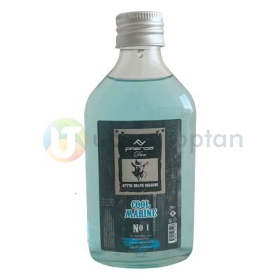 Metal Kapaklı Cam Tıraş Kolonyası Şişesi 200cc - 2
