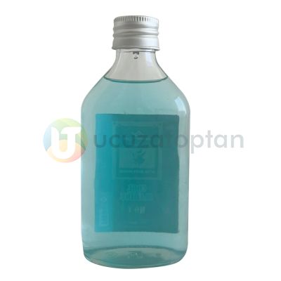 Metal Kapaklı Cam Tıraş Kolonyası Şişesi 200cc - 1