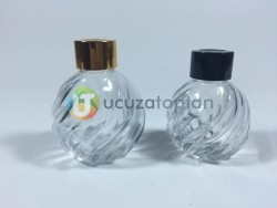60 cc Burgulu Küre Bambu Koku Şişesi  - 5