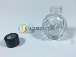 60 cc Burgulu Küre Bambu Koku Şişesi  - 2
