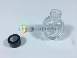 60 cc Burgulu Küre Bambu Koku Şişesi  - 4