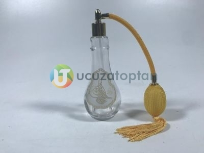 Antik Hortum Spreyli 120 cc Boş Parfüm Şişesi (1 Koli 80 Adet) - 4