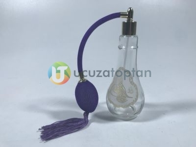 Antik Hortum Spreyli 120 cc Boş Parfüm Şişesi (1 Koli 80 Adet) - 5
