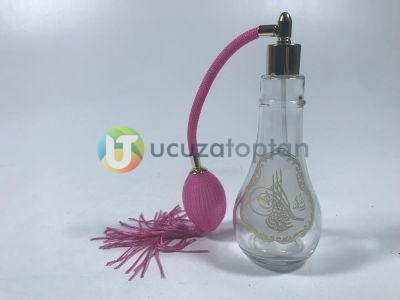 Antik Hortum Spreyli 120 cc Boş Parfüm Şişesi (1 Koli 80 Adet) - 9
