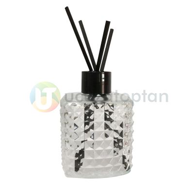 Baklava Desenli 60ml Cam Bambu Şişesi - 1