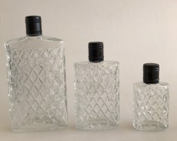 Baklava Dilimli 100ml Boş Cam Kolonya Şişesi - 2