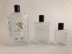 Baklava Dilimli 100ml Boş Cam Kolonya Şişesi - 3