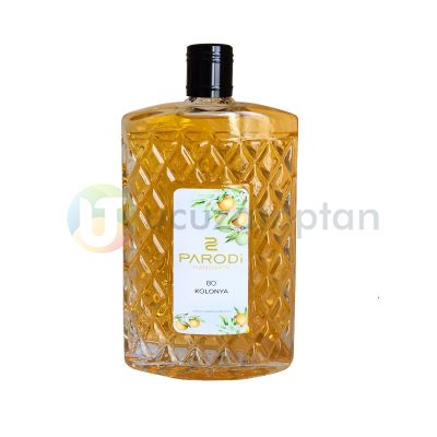 Baklava Dilimli 200ml Boş Cam Kolonya Şişesi - 1
