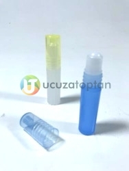 Boncuk Tıpalı Renkli Roll On Tester Yuvarlık Şişe - 2