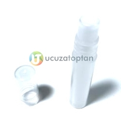 Boncuk Tıpalı Şeffaf PVC Roll On Şişe - 1