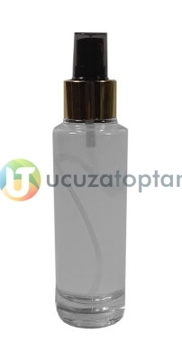 Çevirme Valfli 100 ml Boş Cam Dezenfektan ve Kolonya Şişesi - (1 Koli 96 Adet) - 3