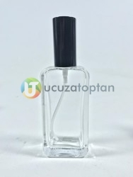 Çevirme Valfli 50 ml Iphone Boş Cam Parfüm Şişesi - (1 Koli 120 Adet) - 6