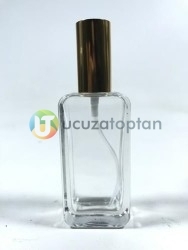 Çevirme Valfli 50 ml Iphone Boş Cam Parfüm Şişesi - (1 Koli 120 Adet) - 8