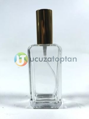 Çevirme Valfli 50 ml Iphone Boş Cam Parfüm Şişesi - (1 Koli 120 Adet) - 8