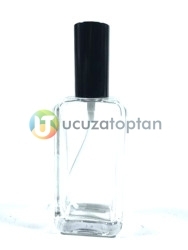 Çevirme Valfli 50 ml Iphone Boş Cam Parfüm Şişesi - (1 Koli 120 Adet) - 3