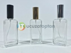 Çevirme Valfli 50 ml Iphone Boş Cam Parfüm Şişesi - (1 Koli 120 Adet) - 4