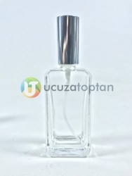 Çevirme Valfli 50 ml Iphone Boş Cam Parfüm Şişesi - (1 Koli 120 Adet) - 5