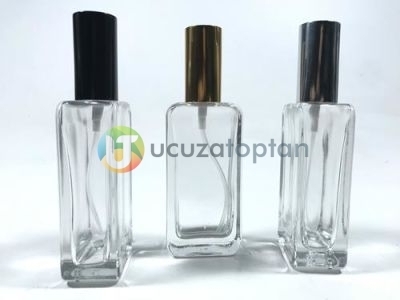 Çevirme Valfli 50 ml Iphone Boş Cam Parfüm Şişesi - (1 Koli 120 Adet) - 2