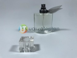 Fiyonklu ve Sürlin Kapaklı 25 ml Tester Cam Şişe - 1 Koli (189 Adet) - 2
