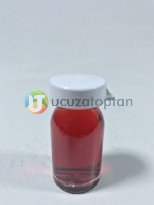 Geçme Plastik Kapaklı Çok Amaçlı 8ml Boş Cam Serum Şişesi  - 2