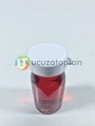 Geçme Plastik Kapaklı Çok Amaçlı 8ml Boş Cam Serum Şişesi  - 5