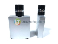Gri Renk 25 ml Tester Cam Şişe - 1 Koli (180 Adet) - 3
