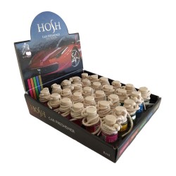 Hosh Marka Dolu Halde 5 Farklı Çeşitli ve Katlanır Stantlı Oto Kokusu (30'lu Paket) - 3