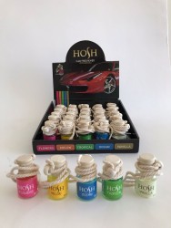 Hosh Marka Dolu Halde 5 Farklı Çeşitli ve Katlanır Stantlı Oto Kokusu (30'lu Paket) - 4