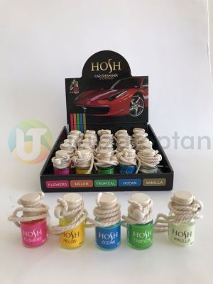 Hosh Marka Dolu Halde 5 Farklı Çeşitli ve Katlanır Stantlı Oto Kokusu (30'lu Paket) - 4