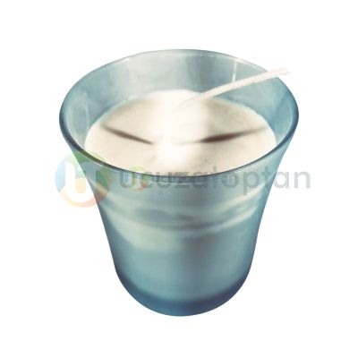 İç Bükey Mumluk Yükseklik 8,3cm Üst Çap:7,7cm Alt Çap:6cm - 1