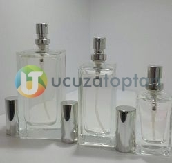 Kapatma Valfli 100 cc Boş Parfüm Şişesi (1 Koli: 60 Adet) - 4