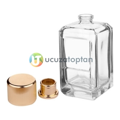 Kare Form 50 ml Parfüm Şişesi - 1