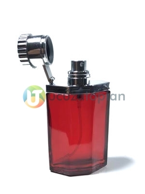Kırmızı Renk 30 ml Tester Cam Şişe - 1 Koli (192 Adet) - 1