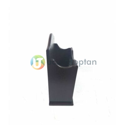 Koyu Kahve Ahşap El Yapımı Örme Posta Kutusu (Yükseklik 28 cm) - 3