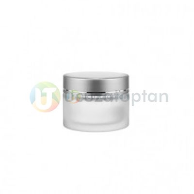 Kozmetik Buzlu Cam Krem Kavanozu - 30ml - 1