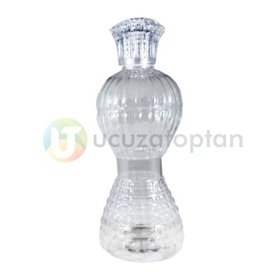 Kristal Kapak 300ml Plastik Kolonya Şişesi  - 1