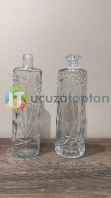 Kristal Kapaklı 450 cc Kolonya Şişesi (Model 102) - 2