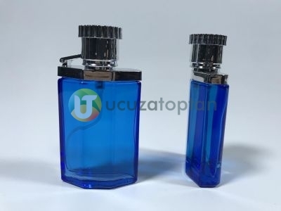 Mavi Renk 30 ml Tester Cam Şişe - 1 Koli (192 Adet) - 4