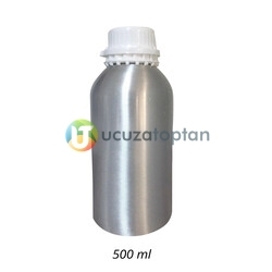 Metal Alüminyum Esans Bidonu - 500 ml - 1