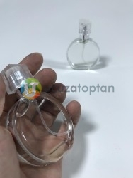 Metal Çerçeveli Dolunay Model 25 ml Tester Cam Şişe - 1 Koli (240 Adet) - 3