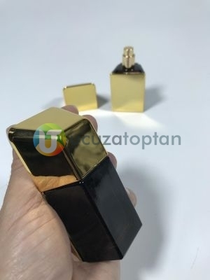 Mini Boy Altın Külçe Tasarımlı 20 ml Tester Cam Şişe - 1 Koli (180 Adet) - 2