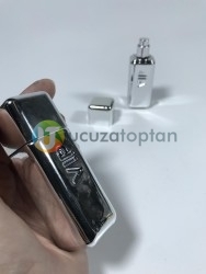 Mini Boy Gümüş Renk Bay VIP 30 ml Tester Cam Şişe - 1 Koli (192 Adet) - 3