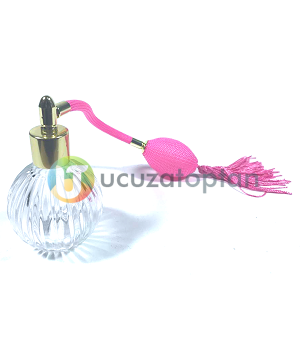 Nostaljik Antik Hortumlu 50 cc Spreyli Koku Şişesi (1 Koli 135 Adet) - 5