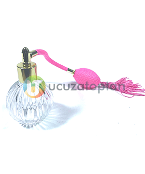 Nostaljik Antik Hortumlu 50 cc Spreyli Koku Şişesi (1 Koli 135 Adet) - 1