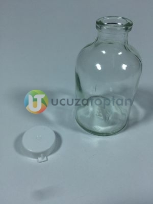 Şeffaf 50 cc Çok Amaçlı Bambu Koku Penisilin Şişesi - 3